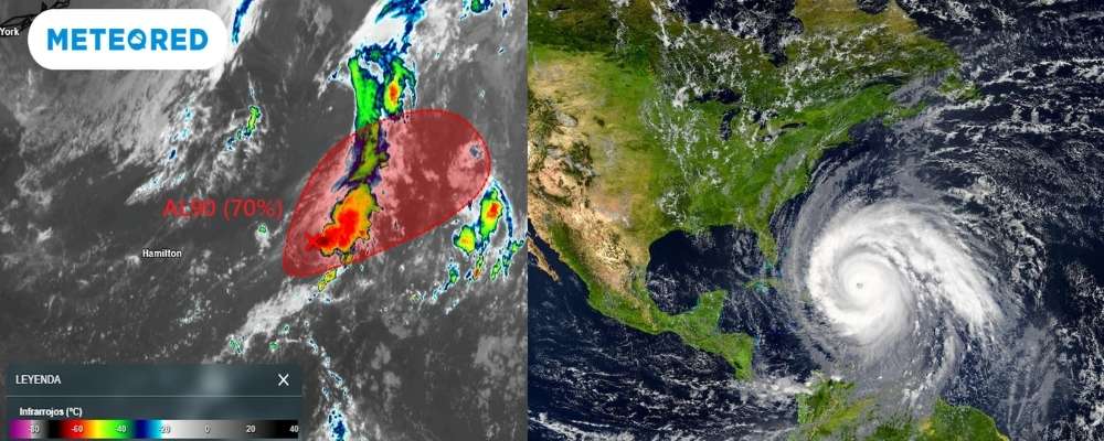 ¿Se arma el primero? Sistema AL90 podría convertirse en ciclón tropical, pero no amenaza a RD