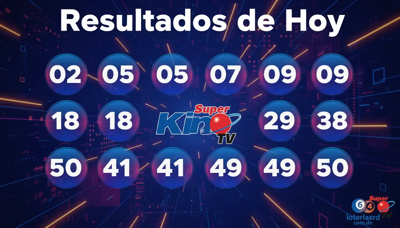 Super Kino TV: Resultados del dia de hoy